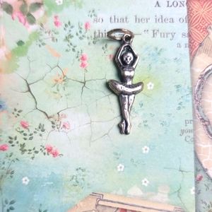 Antique Ballerina Charm Silver 925